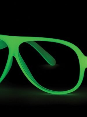 Aviator Tech Glasses in Glow in the Dark