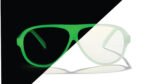Aviator Tech Glasses in Glow in the Dark